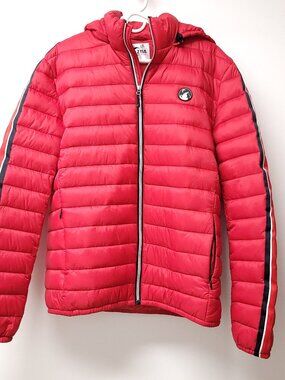 Zyia Active Mens Navy Sprinter Cinch Puffer Jacket Size L